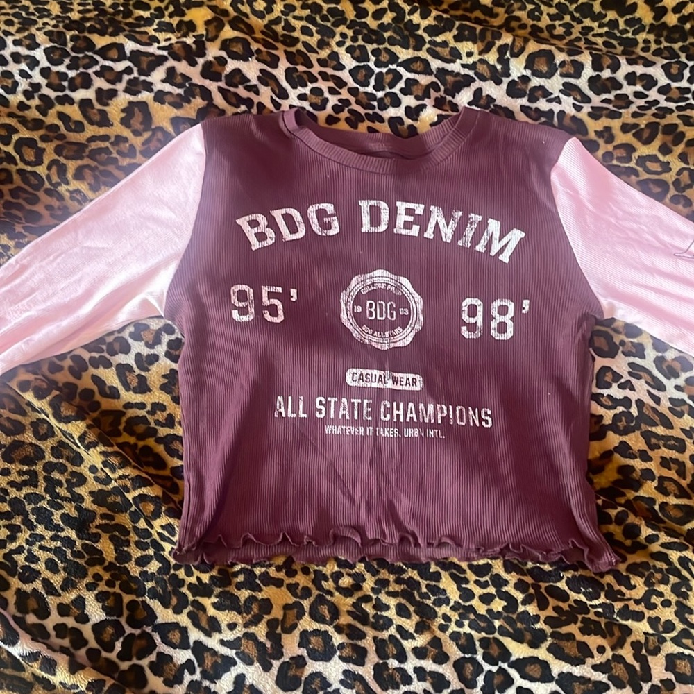 Pink long sleeve BDG shirt